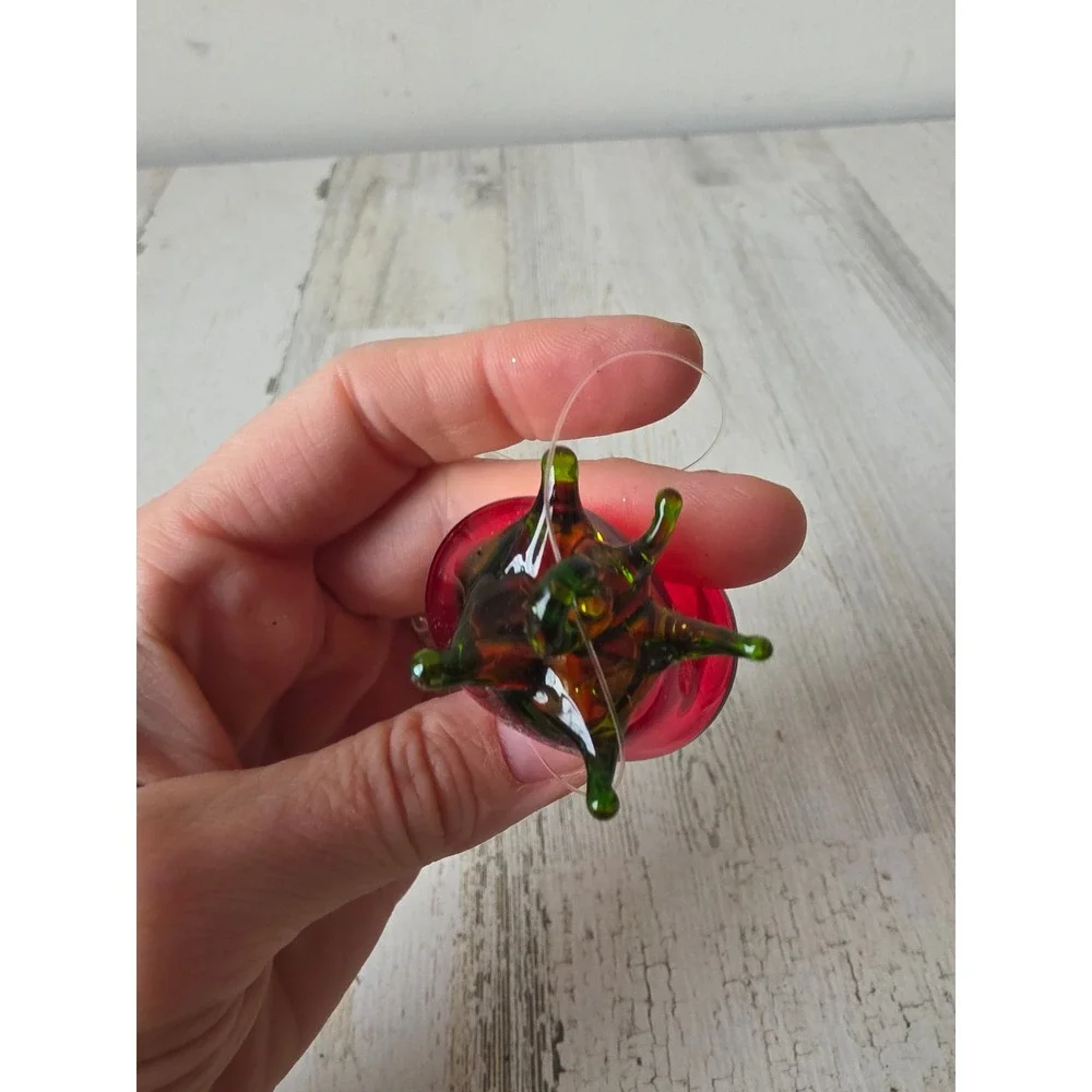 Glass chili ornament pepper vegetable fruit Xmas tree unique Italian‎ style